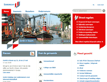 Tablet Screenshot of cms.dordrecht.nl